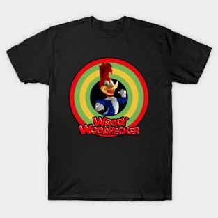 Woody Woodpecker Circle Style T-Shirt